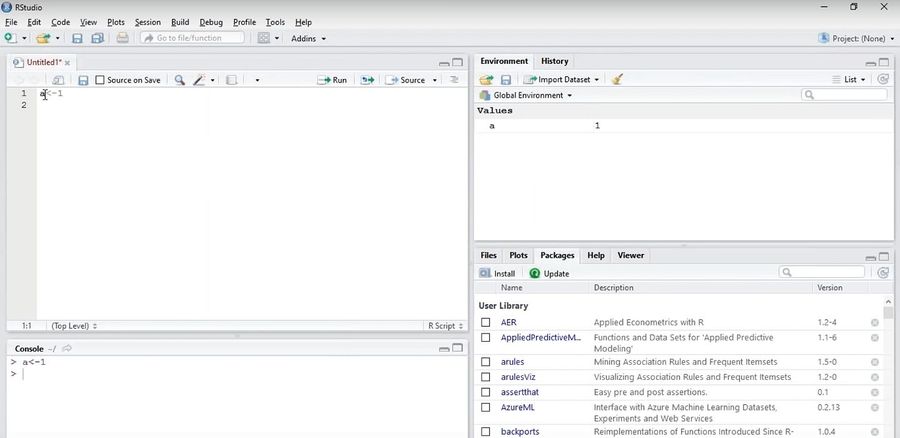 RStudio версии 2023.03.1+446