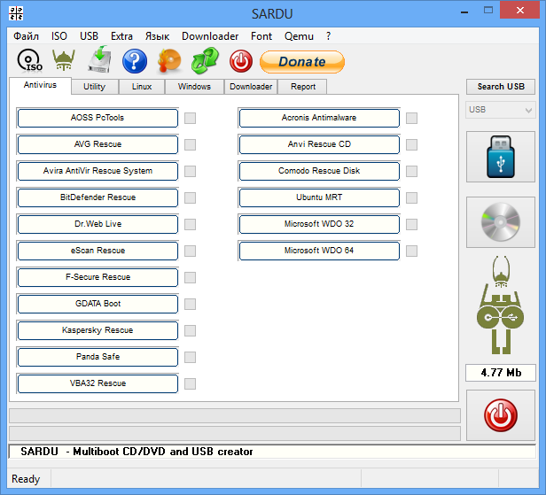 SARDU MultiBoot Creator версии 4.1.0