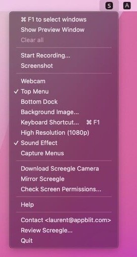 Screegle версия 2.1.9