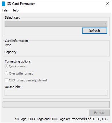 SD Memory Card Formatter 5.0.3