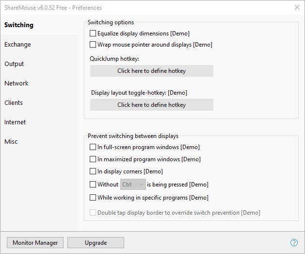 ShareMouse Enterprise версия 6.0.52