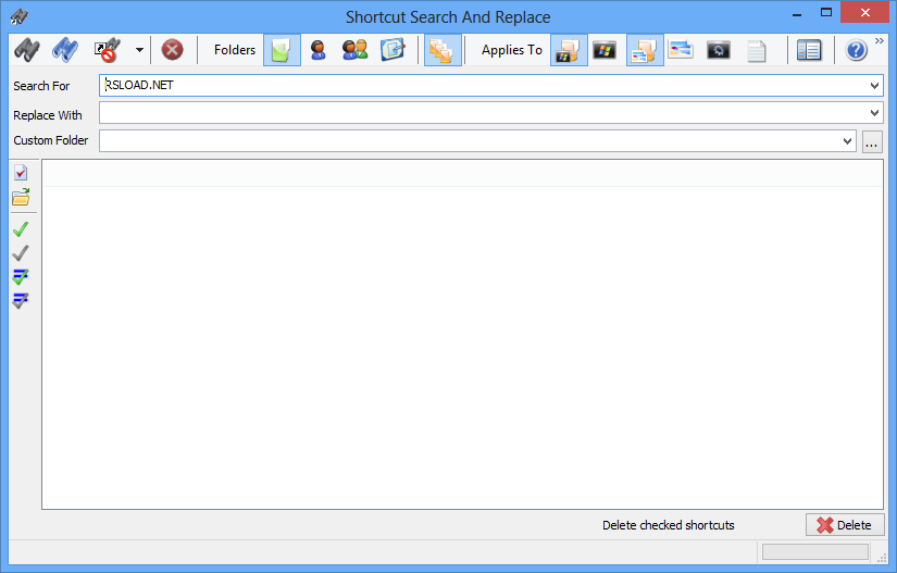 Shortcuts Search and Replace 2.5.1: x64 и Портативная Опция