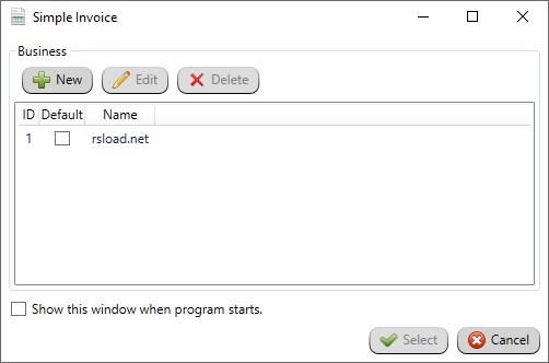 SimpleSoft Simple Invoice до версии 3.25.0.7