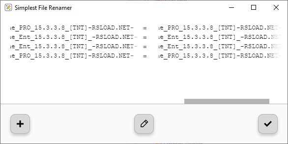 Простой файловый переименовщик 1.0.0