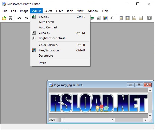 SunlitGreen Photo Editor версия 1.5.0 сборка 3080