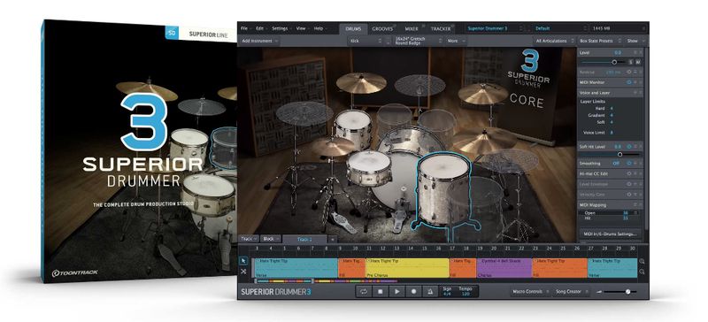 Superior Drummer 3.3.6 для MacOS