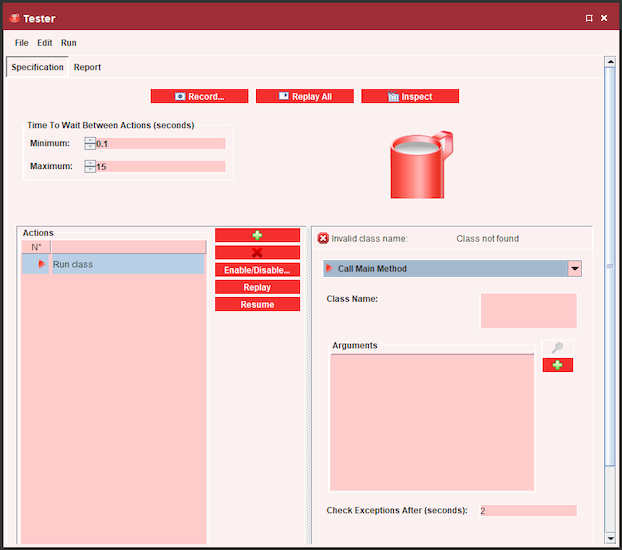 Инструментарий для тестирования Swing 1.8.8