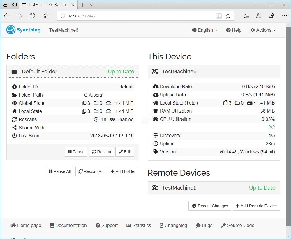 Syncthing 1.28.1 для x64
