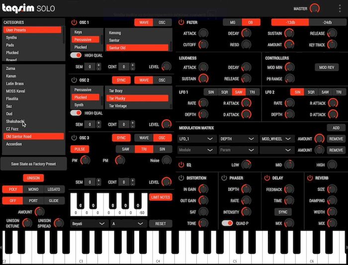 TAQSIM SOLO Мировой Лидер Синтезаторов 2.0.0