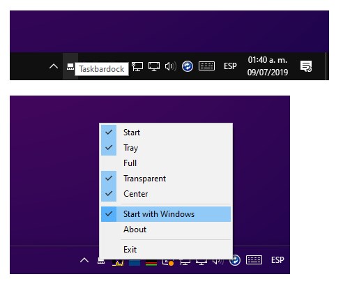 TaskbarDock версия 0.1.65