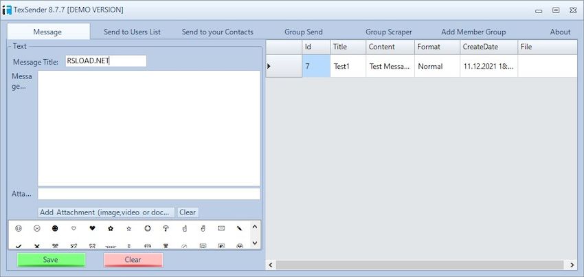 TexSender Pro версия 8.9.1