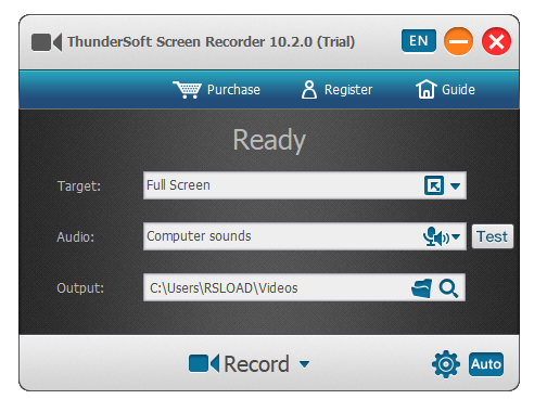 ThunderSoft Screen Recorder 10.9 и Portable / Pro версия 11.4.0
