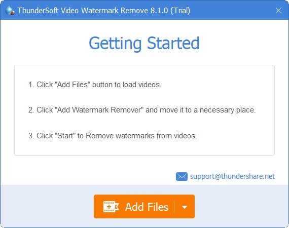 ThunderSoft Video Watermark Remover версия 8.4
