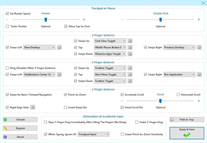 Trackpad++ версии 3.6
