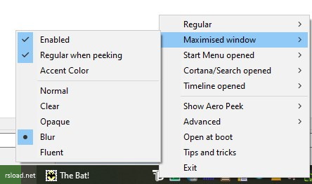 TranslucentTB версия 2022.1.0