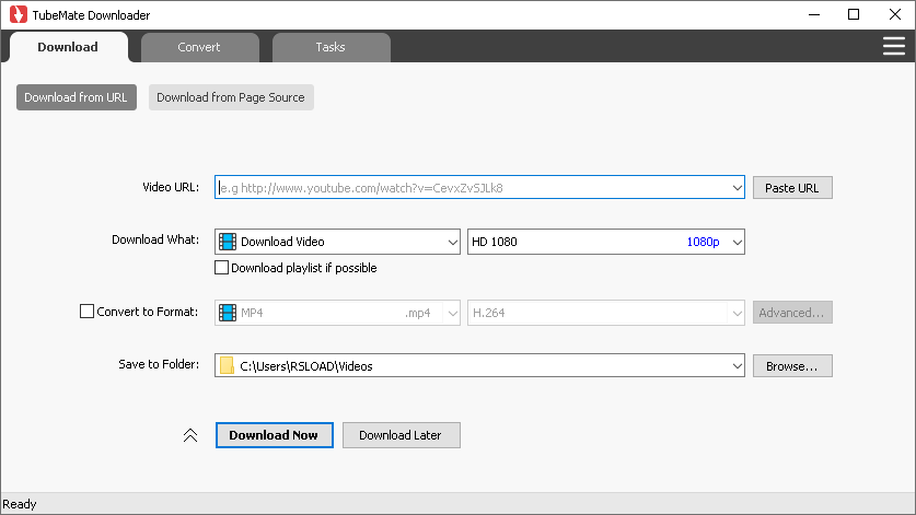 TubeMate Downloader 5.19.6 с портативной версией и русским языком