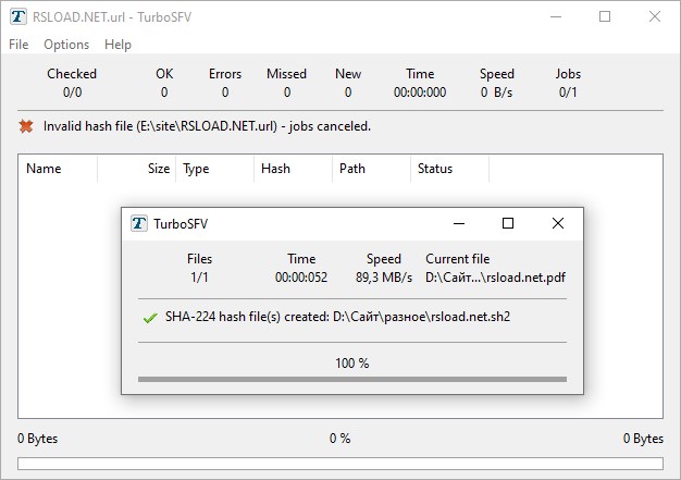 TurboSFV версия 9.52