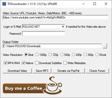TVDownloader 1.19d