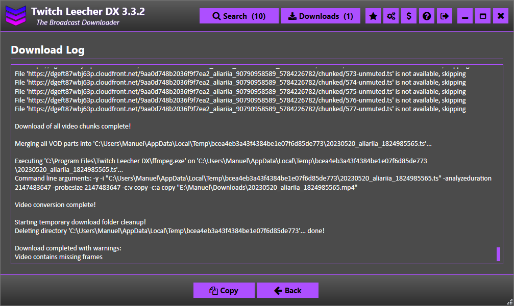 Twitch Leecher-DX версия 3.7.2