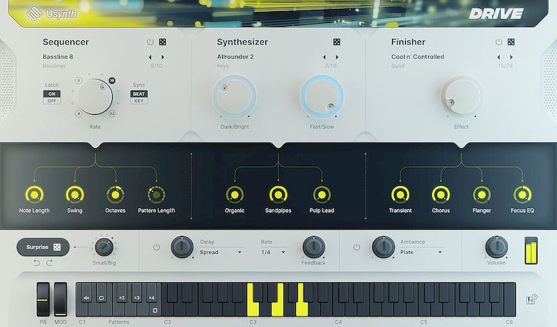 UJAM Usynth DRIVE версия 1.0.1