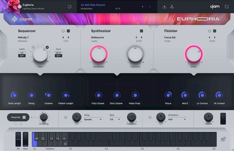 UJAM Usynth EUPHORIA версия 1.0.1