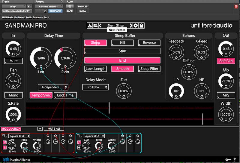 Unfiltered Audio Sandman Pro версия 1.4.3