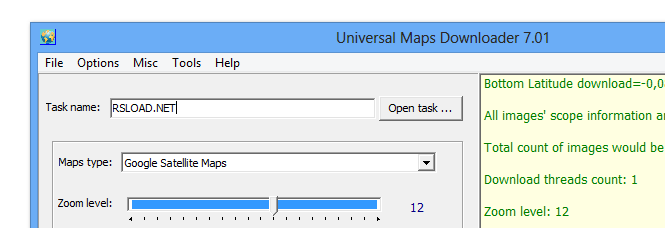 Universal Maps Downloader версия 10.124