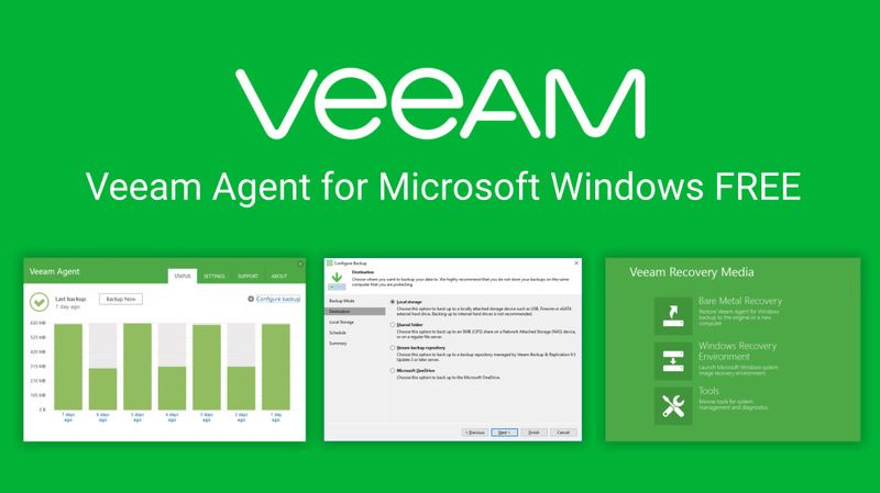 Veeam Agent версии 5.0.3.4708 для рабочих станций и серверов