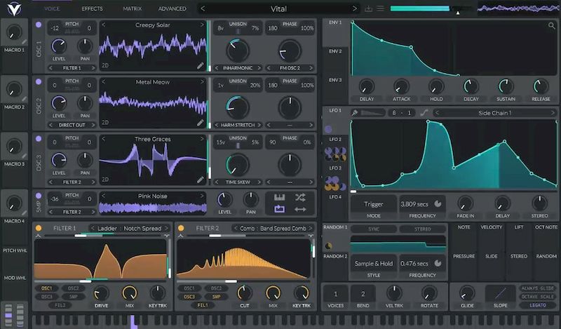 Vital Audio Vital Pro версия 1.5.5 для macOS и Linux