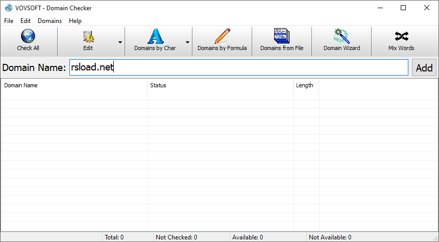 VovSoft Domain Checker 9.4