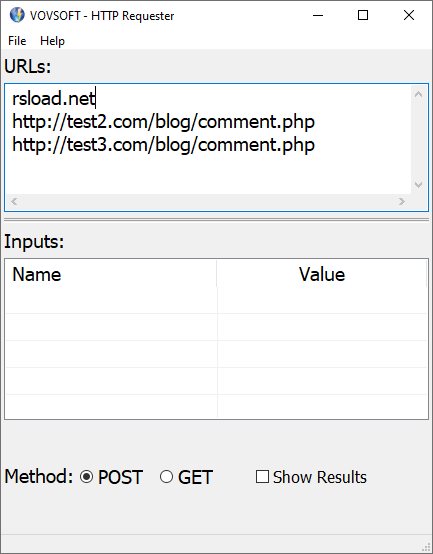 VovSoft Http Requester версия 5.2