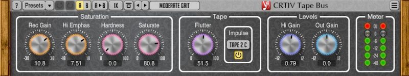 Voxengo CRTIV Tape Bus версии 1.7