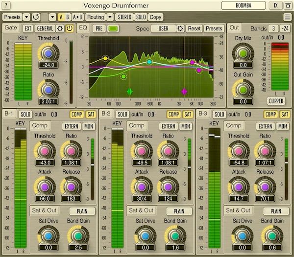 Voxengo Drumformer до версии 1.11