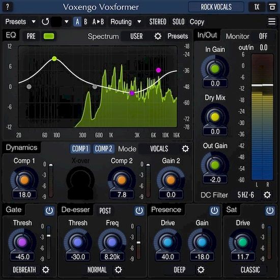 Voxengo Voxformer версия 2.22