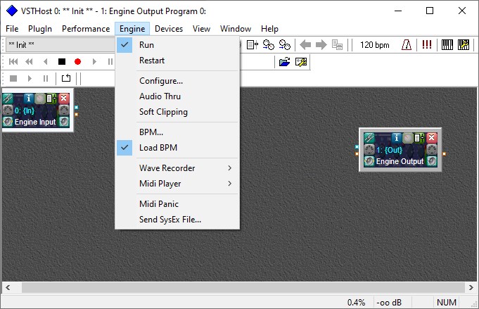 VSTHost 1.56 для 64-битной системы