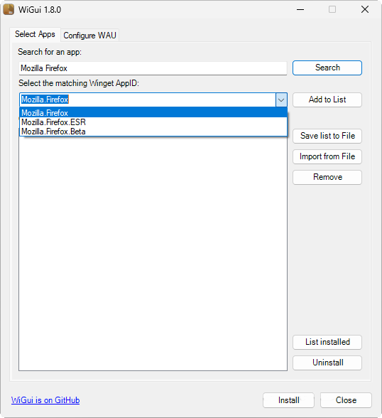 WiGui версии 1.8.0