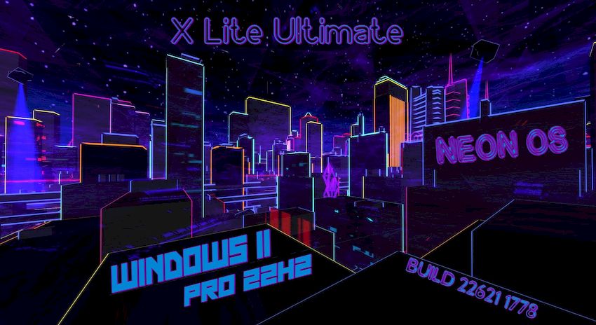 Windows 11 Pro Lite Ultimate 22H2 Neon