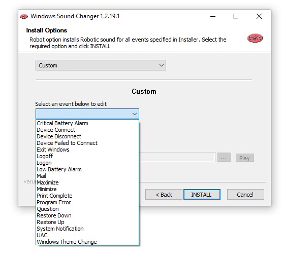 Изменитель звуков для Windows 1.2.19.1