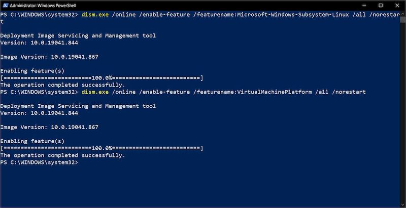 ядра Windows Subsystem for Linux до версии 2.6.1.21.2