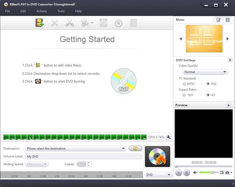 Xilisoft AVI to DVD Converter версия 7.1.4.20230228