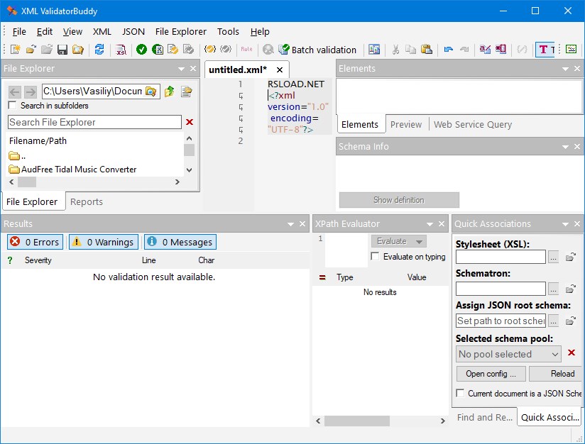 XML ValidatorBuddy версия 8.2.1