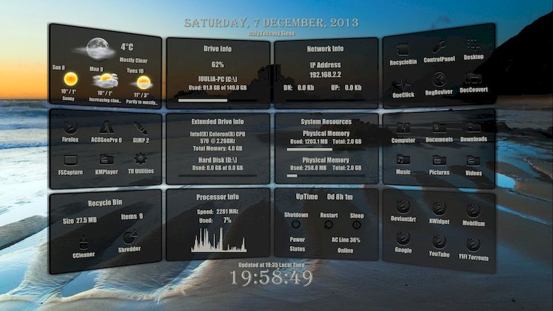XWidget Pro 1.9.28.1010 — Бесплатная версия