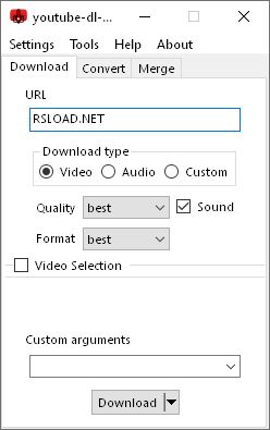 youtube-dl-gui версия 3.2.3