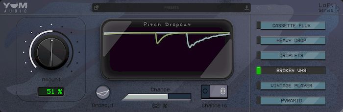 Yum Audio LoFi Pitch Dropout версия 1.5.2