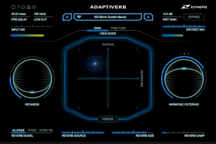 Zynaptiq ADAPTIVERB версия 1.4.0