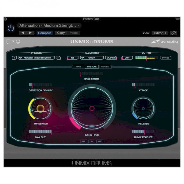 Zynaptiq UNMIX DRUMS версия 1.2.0