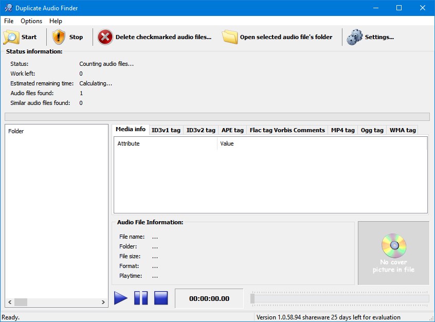3delite Duplicate Audio Finder версия 1.0.60.98 + Переупаковка