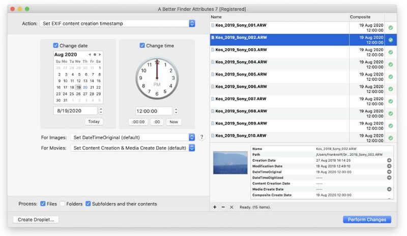 A Better Finder Attributes 7 версии 7.31 для macOS