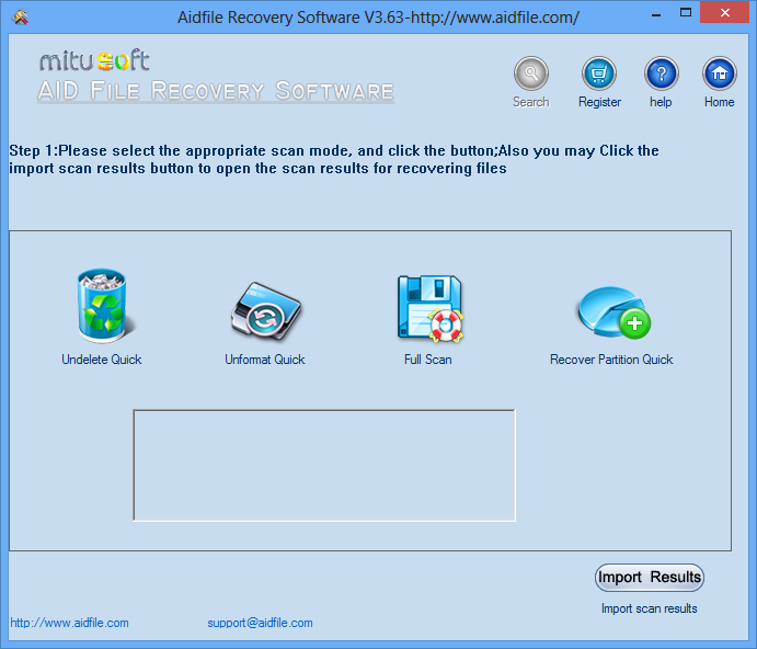 Aidfile Recovery Software версия 3.7.7.7