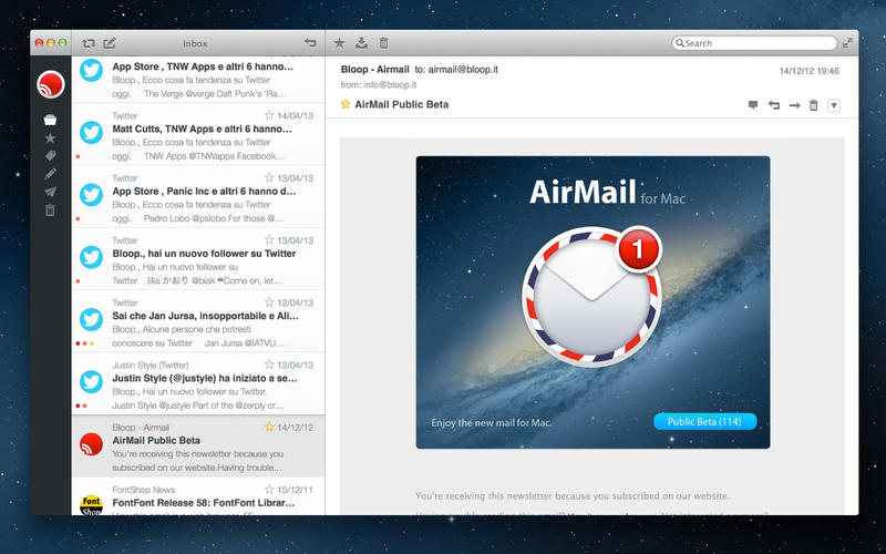 Airmail 5.8.0 для macOS